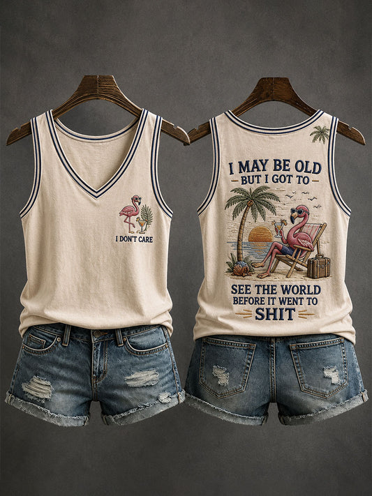 Women's I May Be Old Tank Top