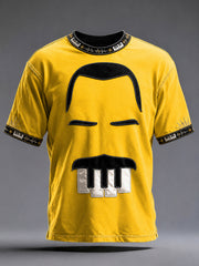 Men's UK Music Lover Art Printed T-shirt