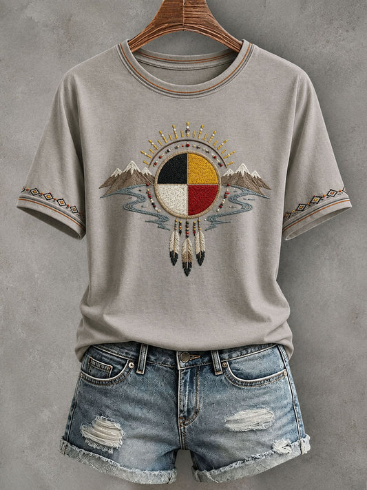 Women's Indigenous Art T-Shirt