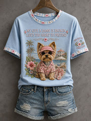 Women's My Give A Damn Is Broken Life's Too Short To Pretend T-Shirt