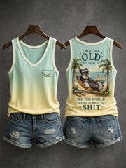 Women's I May Be Old But I Got To See The World Before It Went To Shit Tank Top