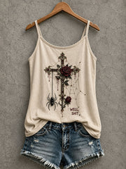 Women's Gothic Cross Tank Top