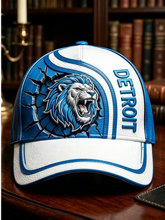 Unisex Rugby Fan Lions Printed  Hat
