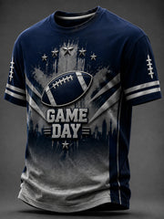 Men's Football Printed T-shirt