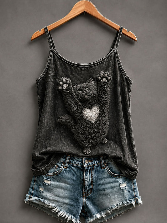Women's Gothic Style Cat Vests