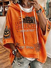 Women’s 'Trick Or Treat' Halloween Casual Hoodie