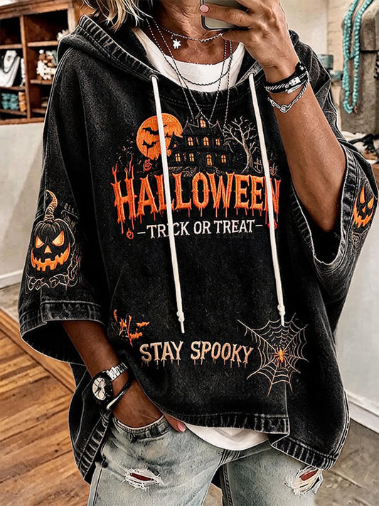 Women’s 'Trick Or Treat' Halloween Casual Hoodie