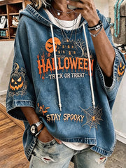 Women’s 'Trick Or Treat' Halloween Casual Hoodie