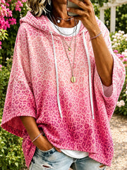 Women’s Pink Leopard Hoodie