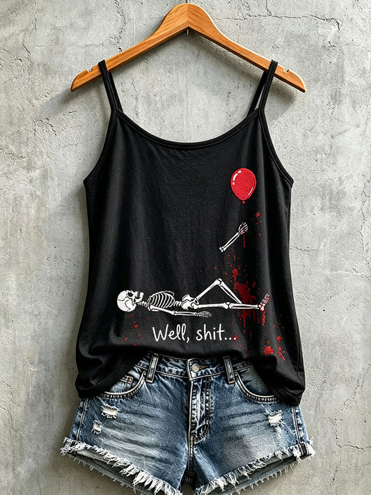 Women's Gothic Skull Tank Top
