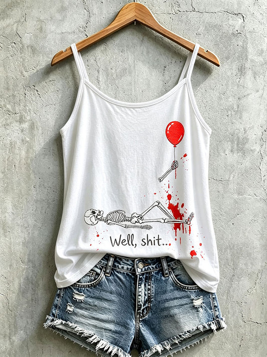 Women's Gothic Skull Tank Top