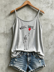 Women's Gothic Skull Tank Top