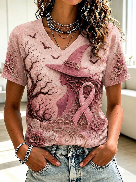 Women's Breast Cancer Short-sleeved T-shirt