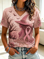 Women's Breast Cancer Short-sleeved T-shirt