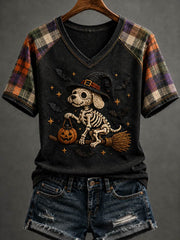 Women's Funny Dog Lover Halloween Tee