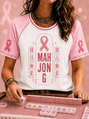 Women's Breast Cancer Awareness and Mahjong T-Shirts