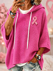 Women's Pink Ribbon Breast Cancer Awareness Hoodies