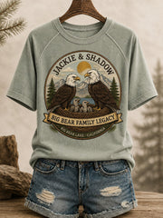 Women's Forever Over Big Bear Fly Free Jackie Print T-shirt
