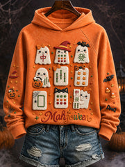 Women's Halloween Mahjong Hoodies