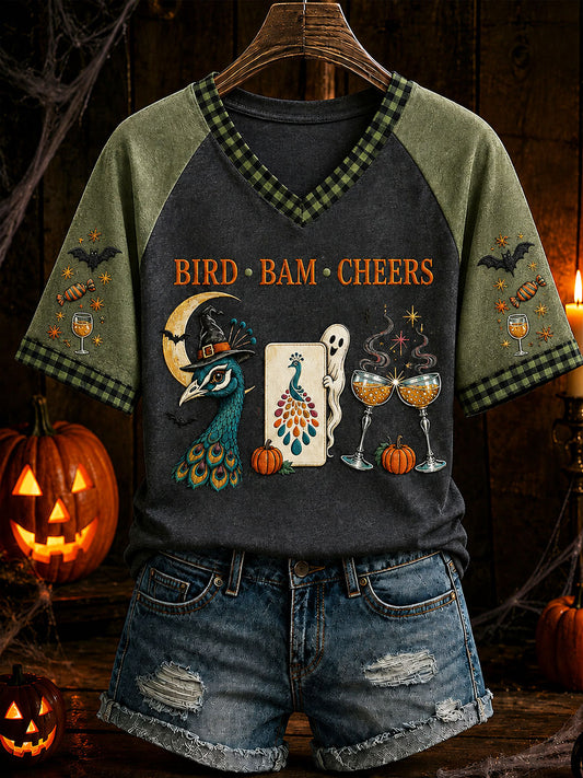 Women's Halloween Mahjong Fun Casual T-Shirt