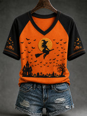 Women's Halloween Salem Witch Short Sleeve T-shirt