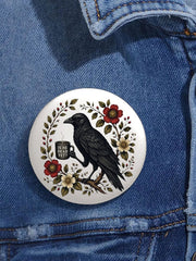 Is He Dead Yet Printed Casual Brooch