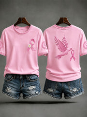 Women's Breast Cancer Prevention and Awareness Casual T-shirt