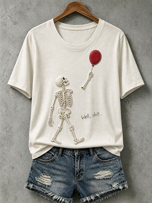 Women's Gothic Skull T-Shirt
