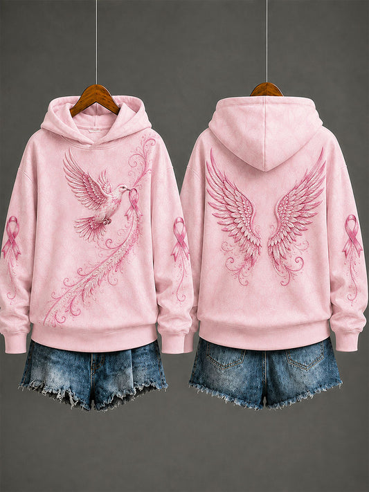 Women's Pigeon Print Breast Cancer Prevention Regular Sweatshirt