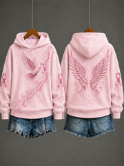 Women's Pigeon Print Breast Cancer Prevention Regular Sweatshirt