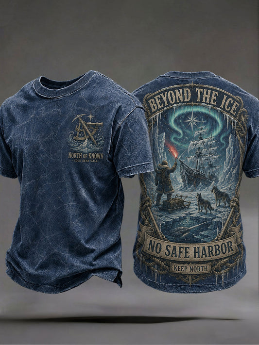 Men's "beyond the ice no safe harbor" T-shirts