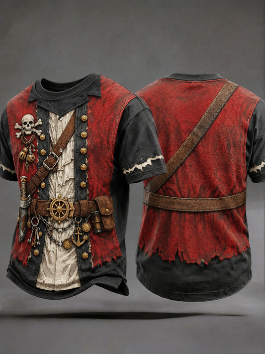 Men's Pirate Print T-Shirts