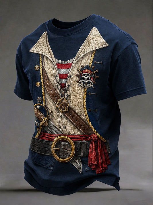 Men's Pirate Print T-Shirts