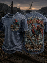 Men's "Runs On Rum Bad Decisions And Sea Air" T-shirts