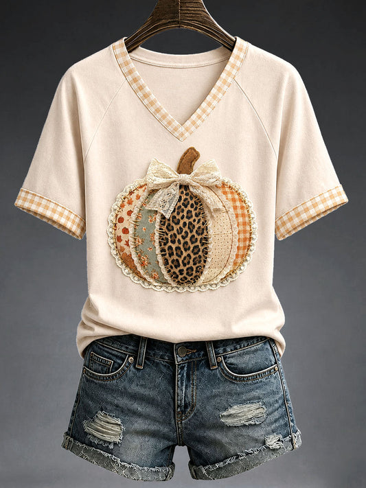 Women's Fall Pumpkin T-Shirt