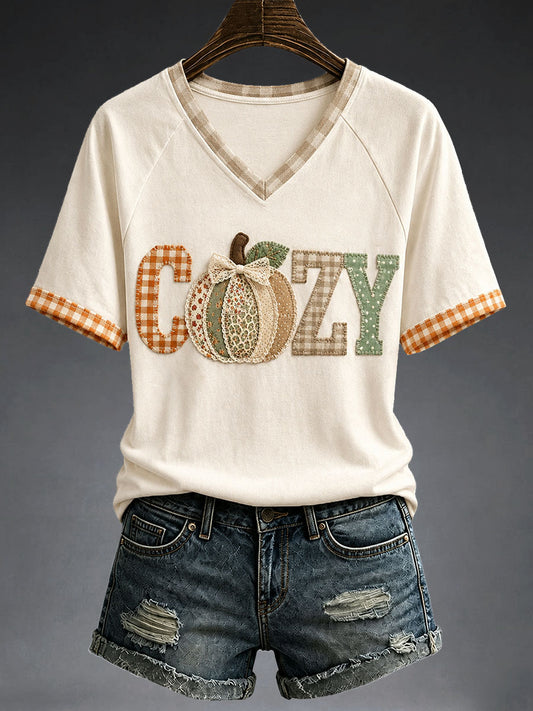 Women's Fall Pumpkin T-Shirt