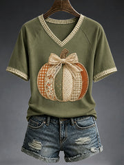 Women's Fall Pumpkin T-Shirt