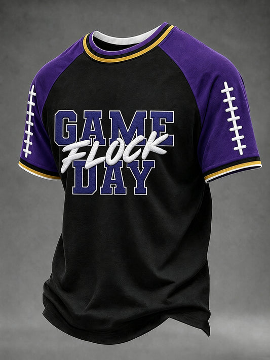 Men's Football Fan Print T-shirt