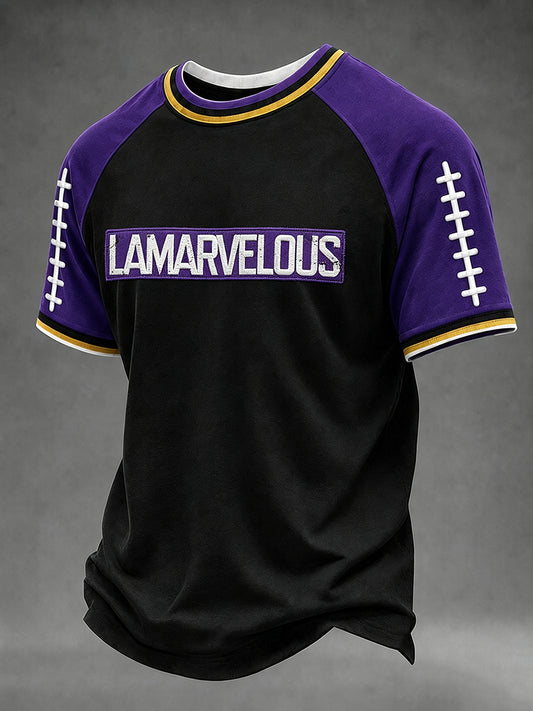 Men's Football Fan Print T-shirt