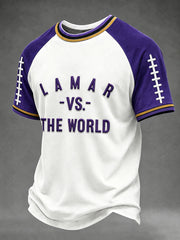 Men's Football Fan Print T-shirt