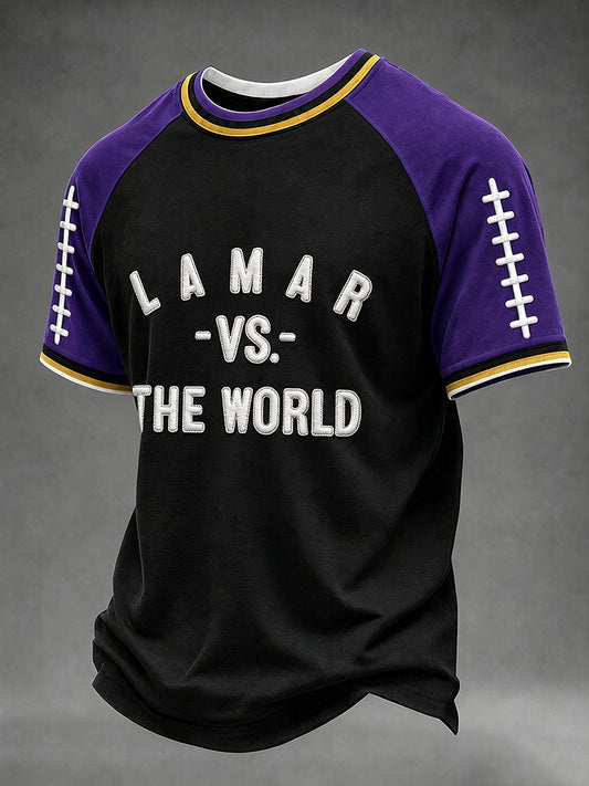 Men's Football Fan Print T-shirt