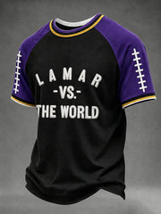 Men's Football Fan Print T-shirt