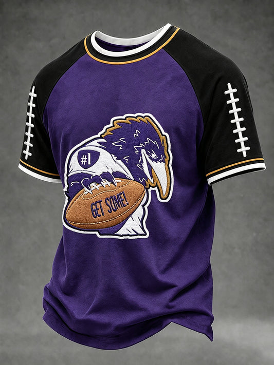 Men's Football Fan Print T-shirt