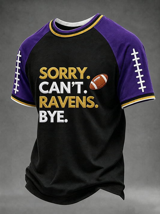 Men's Football Fan Print T-shirt
