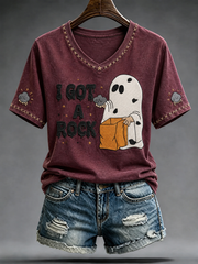 Women's I got a rock Printed short-sleeved T-shirt