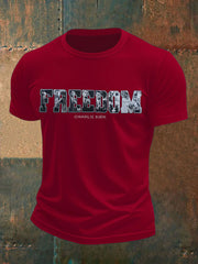 Men's Freedom Printed T-shirt