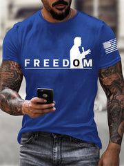 Men's FREEDOM short-sleeved T-shirt