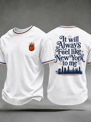 Men's Classic Basketball Fan Graphic Short Sleeve T-shirt