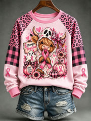 Women's Breast Cancer Awareness Graphic Sweatshirts
