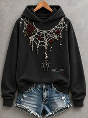 Women's Gothic Spider Hoodie